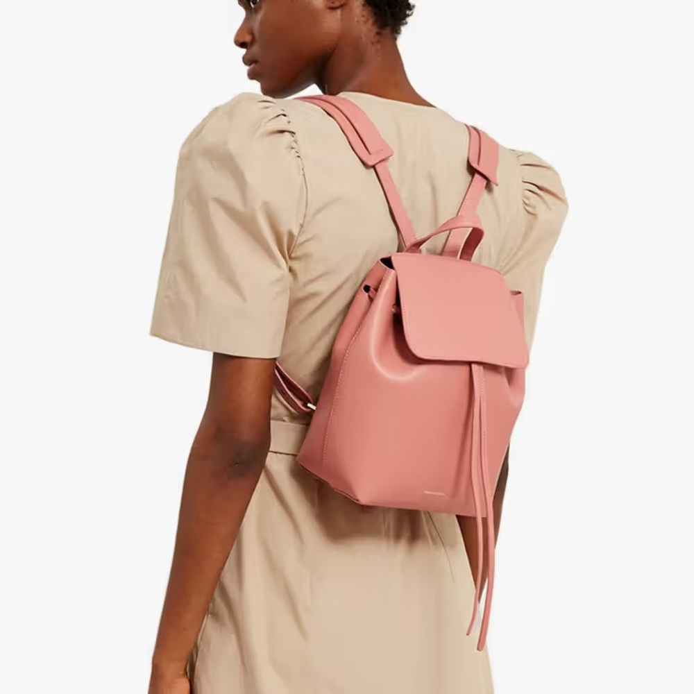 Mansur Gavriel mini backpack in pink NEW